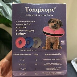 Inflatable Protective Collar - Pink/Black